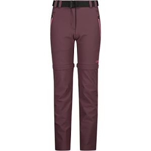 CMP - Stretch-Zip-off-Hose für Kinder, Pflaume, 104