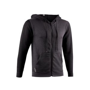 Lurbel Rakiura Zip, Sport-Sweatshirt, Merinowolle, Lifestyle-Kleidung, Thermo-Sweatshirt, Sweatshirt mit Reißverschluss, Unisex, Meliert, XXL