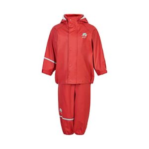 Celavi Unisex Basic Rainwear Set-solid PU Regenjacke, Baked Apple, 100