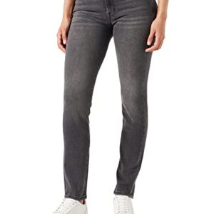 7 For All Mankind Damen Jswxc320 Jeans, Schwarz, 23 EU