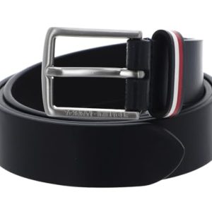 Tommy Hilfiger Unisex Kinder Leather Belt AU0AU01741 Gürtel, Blau (Space Blue), S-M
