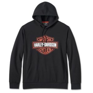 Harley-Davidson Herren Bar & Shield Hoodie - Bequemer Kapuzenpullover mit gefütteter Kapuze - Biker Kapuzenpulli, S