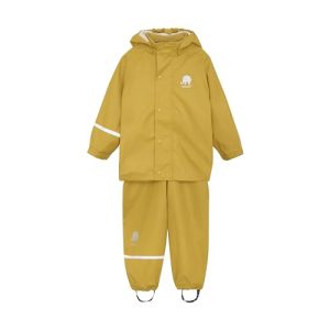 CeLaVi Mädchen CeLaVi zweiteiliger Regenanzug in vielen Farben Regenjacke,,per pack Gelb (Mineral Yellow 372),(Herstellergröße:140)