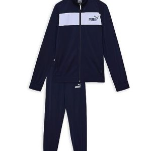 PUMA Boy's Poly Suit Cl B Track Suit,Blau (Peacoat), 140