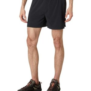 Smartwool Herren-Shorts, aktive Merinowolle, gefüttert, 12,7 cm, (Athletische Passform), Schwarz, Mittel