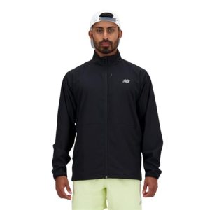 New Balance Herren Stretch Woven Jacket Jacke, Schwarz, L
