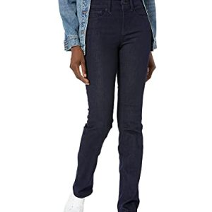 NYDJ Damen Marilyn Straight Leg Jeans, Schwarz 2299, 32