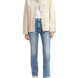 Levi's Damen 724 High Rise Straight Jean, Blau (Blue Wave Light), 28W / 34L