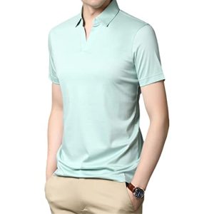 Herren T-Shirt Sommer Seide T Shirt Herren Korean T-Shirt