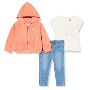 Levi's Kids Lvg denim pant and full zip Baby Mädchen TERRA COTTA 9 Monate