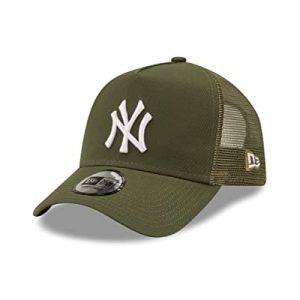 New Era New York Yankees Basecap Baseball Kappe MLB NY grün Teamlogo verstellbar Snapback Trucker - One-Size