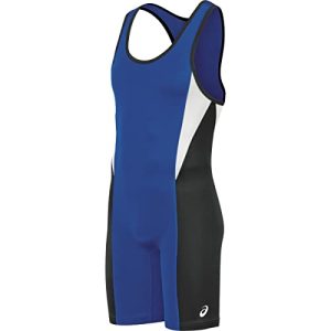 ASICS Legit Wrestling Singlet, Königsblau/Schwarz, Größe S