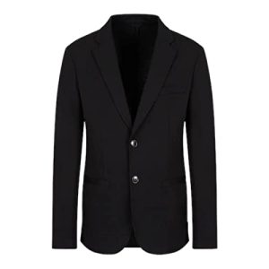 A|X ARMANI EXCHANGE Herren Ultra Stretch Twill Blazer, Schwarz, 48