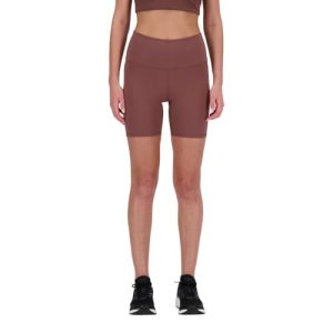 New Balance Damen Nb Harmony High Rise 6" Shorts, Lakritze, Mittel
