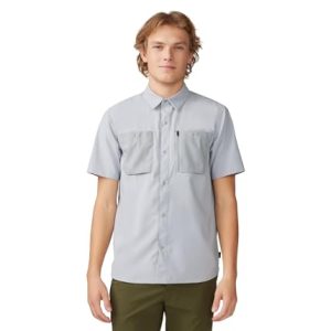 Mountain Hardwear Herren Trail Sender Short Sleeve Hemd, Glacial, Kelch, XL
