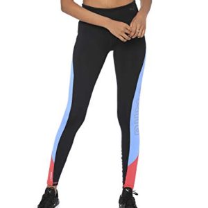 PUMA Damen Be Bold Full Tight Leggings, Black-Blue Glimmer, XS