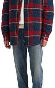 Levi's Herren Ingleside Overshirt , Gunnar Plaid Rhythmic Red, M