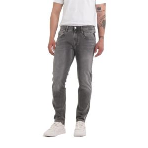 Replay Herren Jeans Hyperflex Hypercloud mit Stretch, Grau (Medium Grey 096), 29W / 32L