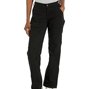 Carhartt Damen Original Fit Fleece Lined Crawford Pant Arbeitshose, schwarz, 48