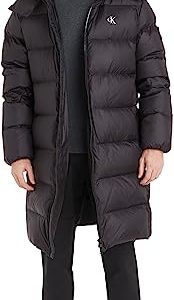 Calvin Klein Jeans Herren Essentials DOWN Long Parka J30J324056 Daunenjacken, Schwarz (Ck Black), L
