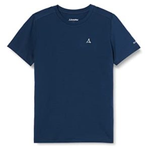 Schöffel Damen T-Shirt Osby L, elastisches und atmungsaktives Funktionsshirt, schnelltrocknendes Damen T-Shirt, dress blues, 36