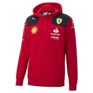 PUMA Scuderia Ferrari - 2023 Team-Hoodie - Rot - Männer - Größe: L