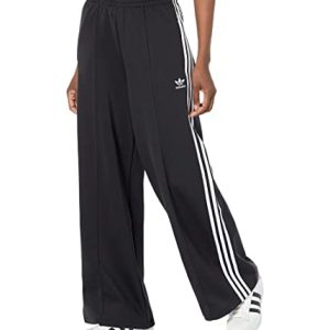 adidas Originals Women's Adicolor Classics Wide Leg Pants, Black, XX-Small
