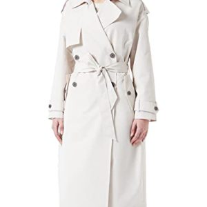 Bugatti Damen 361500-31253 Trenchcoat, Beige-40, 34 EU