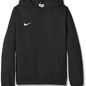 Nike Unisex Kinder Kapuzenpullover Team Club, Schwarz (Black/football White), S