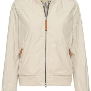 camel active Damen Kurzer Blouson aus recyceltem Polyester Beige womenswear-38