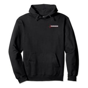 Feuerwehr Rücken Aufdruck Hinten Schriftzug EKG Feuerwehr Pullover Hoodie