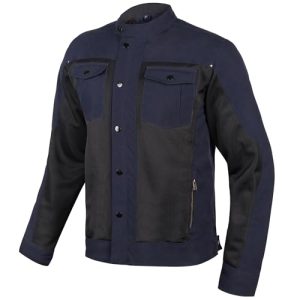 BROGER California Motorradjacke Herren | SAS-TEC Ellbogen und Schulterprotektoren | Mesh Paneele und Futter | 6 Taschen