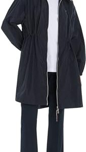 Tommy Hilfiger Damen Parka Transitional Windbreaker leicht, Blau (Desert Sky), XXL