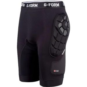 G-Form MX Short mit Chamois - Radlerhose für Herren - Sportlicher Schutzausrüstung für den Radfahren - Schwarz, Erwachsene Large