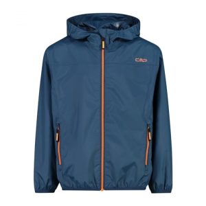 CMP Kinder Regenjacke mit fester Kapuze Regenjacke Unisex - Kinder und Jugendliche