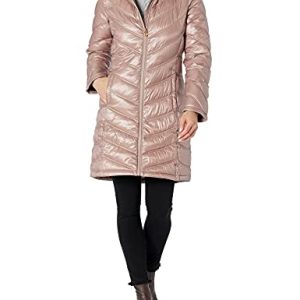 Calvin Klein Damen Cw312100 Daunenmantel, Palisander, XS