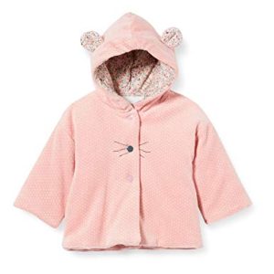 Sterntaler Baby - Mädchen Kapuzen-jacke Nicki Mabel Cotton Lightweight Jacket, Rosa, 62 EU