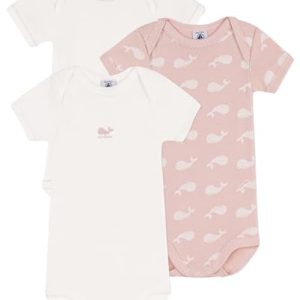 Petit Bateau Baby-Mädchen A0ah6 Body, Variante 1, 36M 95cm (3er Pack)