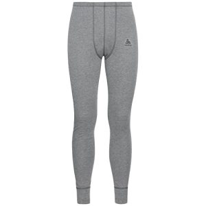 Odlo Herren Funktionsunterwäsche Lange Hose ACTIVE WARM ECO, odlo steel grey melange, 3XL
