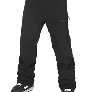 Volcom Frickin Herren Chino-Snowboardhose mit lockerer Passform, Schwarz S3, X-Large