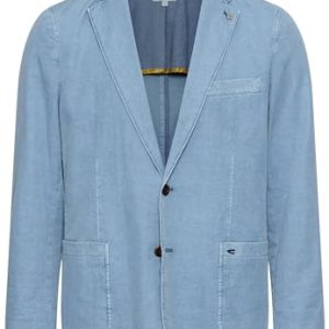 camel active Herren 442555-3I69 Blazer, Hellblau, 50