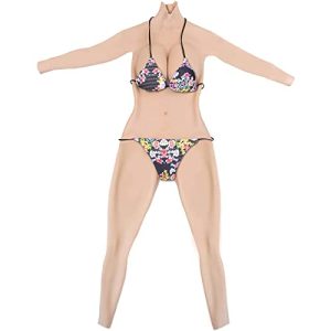 SCYFREID Crossdressing Bodysuit Silikon Brust Bodysuit Für Crossdresser Drag Queen Transgender Cosplay C-G Cup