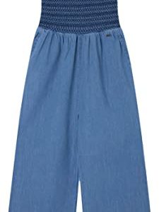 Pepe Jeans Mädchen Jammie Jumpsuit, Blue (Bay), 10 Years