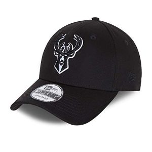 New Era Milwaukee Bucks 9Forty Snapback Cap verstellbar Kappe Black Base schwarz - One-Size