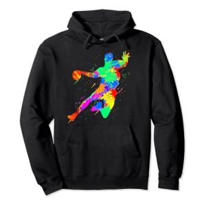 Handball Spieler Designs für Männer Frauen und Handball Fans Pullover Hoodie