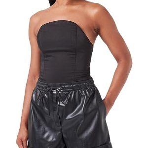 HUGO Women's Hesus-1 Shorts, Black1, 44