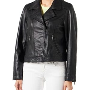 Tamaris Damen Biker Jacke ANJAR Schwarz 36