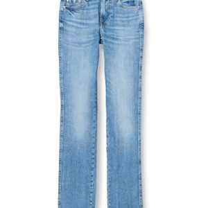 7 For All Mankind Damen Jsvmc120 Jeans, Light Blue, 27 EU