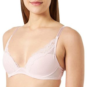 Passionata BROOKLYN, Tief Ausgeschnittener T-Shirt-BH, Damen Unterwäsche, Porcelaine, 65F