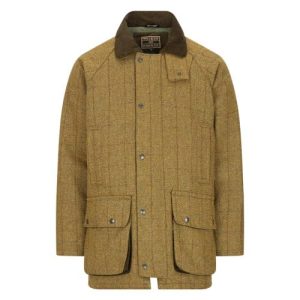 WALKER AND HAWKES Herren Country-Jacke aus Tweed - für die Jagd geeignet - Helles Salbeigrün - Größe L (44"-46")